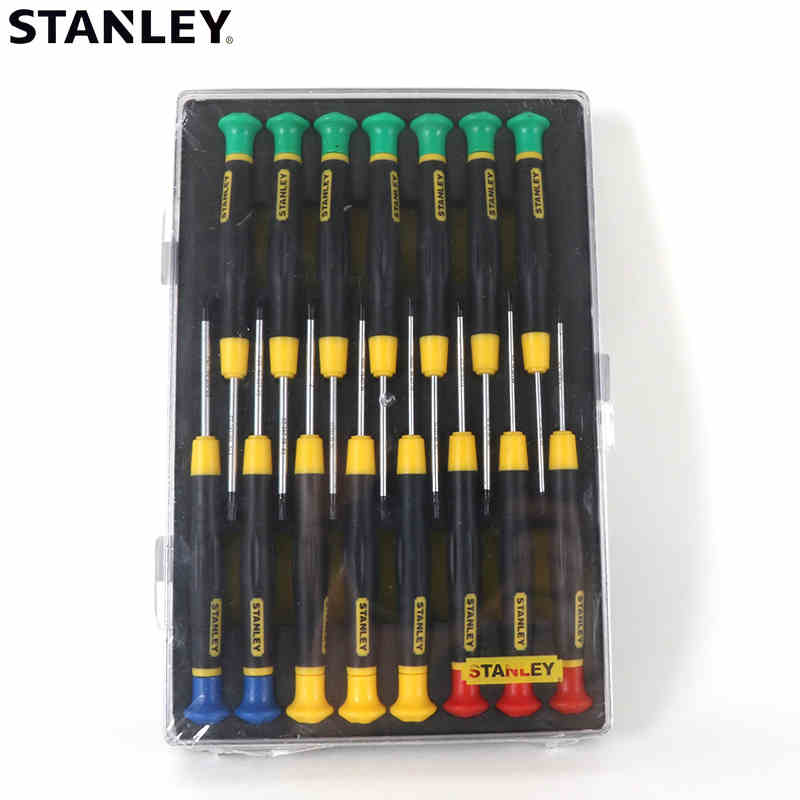 STANLEY/史丹利15件套微型螺丝刀组套66-381/382/383拆机工具起子 