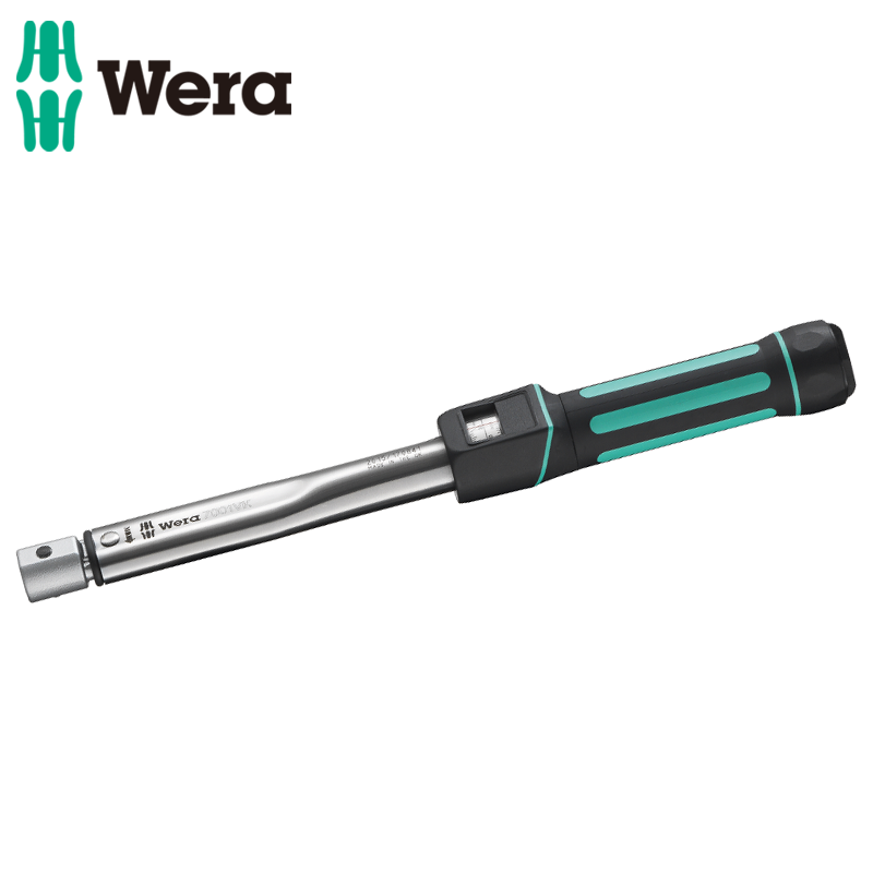 德国维拉Wera进口插件式可调扭力扳手8-60N.m　可换头力矩扳手9x12mm