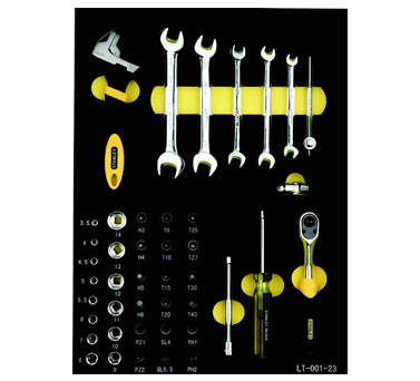 史丹利STANLEY手工具 › 综合性工具套组 › 43件套6.3MM系列公制工具托
