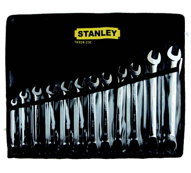 史丹利STANLEY手工具 › 机工类工具 › 12件公制棘开两用快扳套装