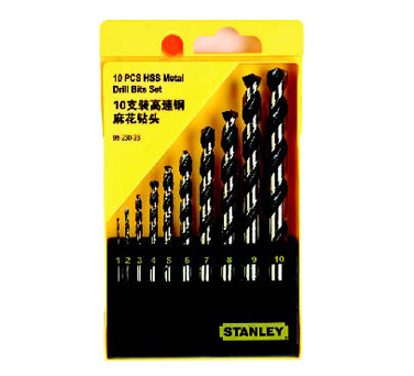 史丹利STANLEY手工具 › 切割类工具 › 高速钢麻花钻